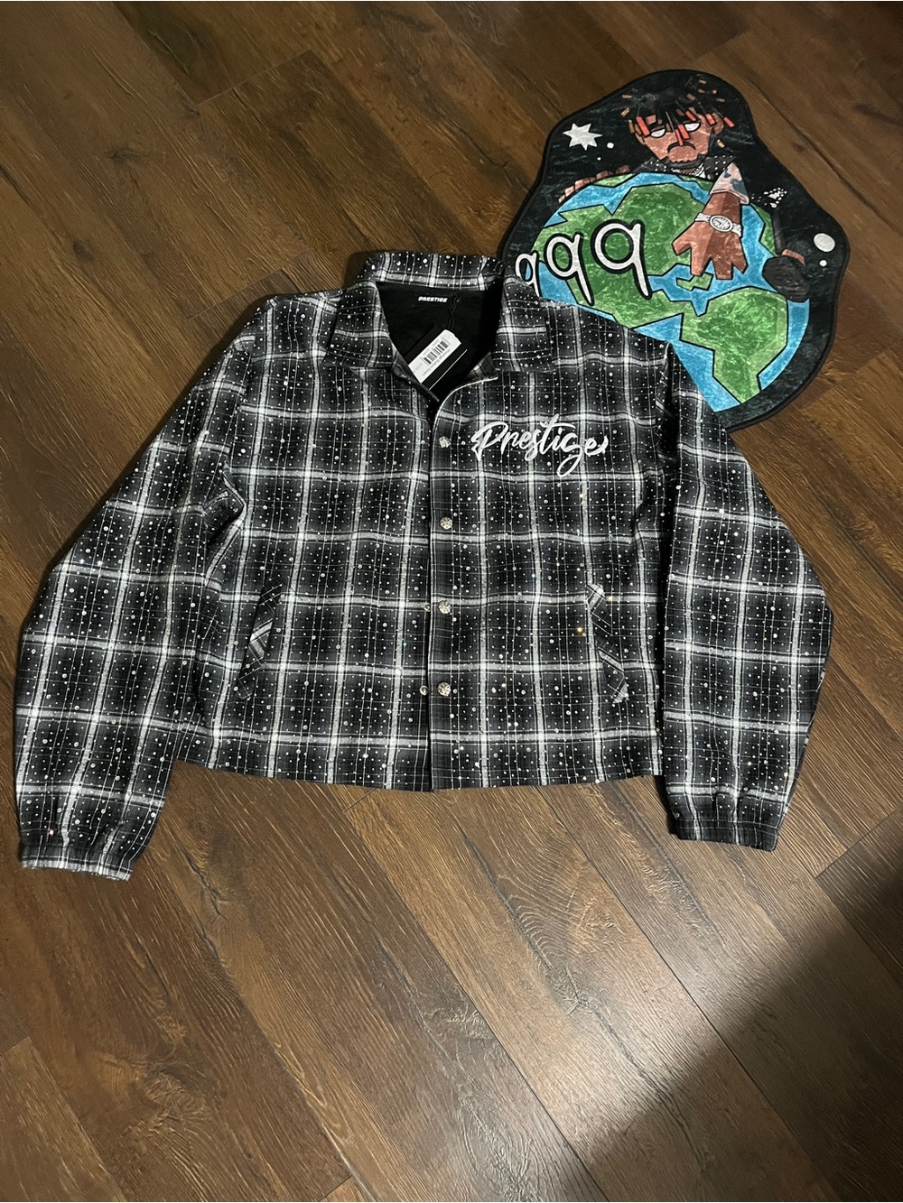 Prestige Black & White Plaid Coach Shirt